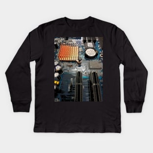 Computer Technology Kids Long Sleeve T-Shirt